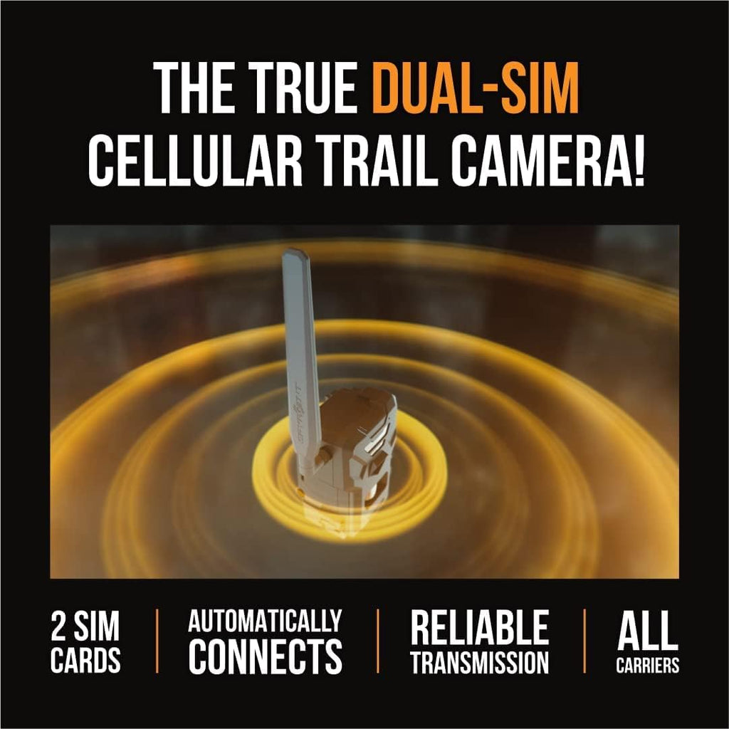Twin Pack Cellular Trail Camera with 36MP Photos and 1080p Videos J24466