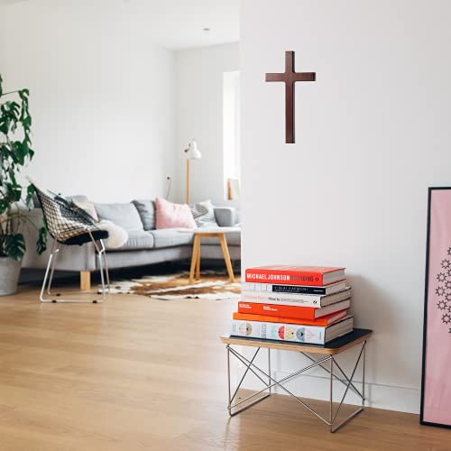 12.5 Inch Wooden Wall Cross H892