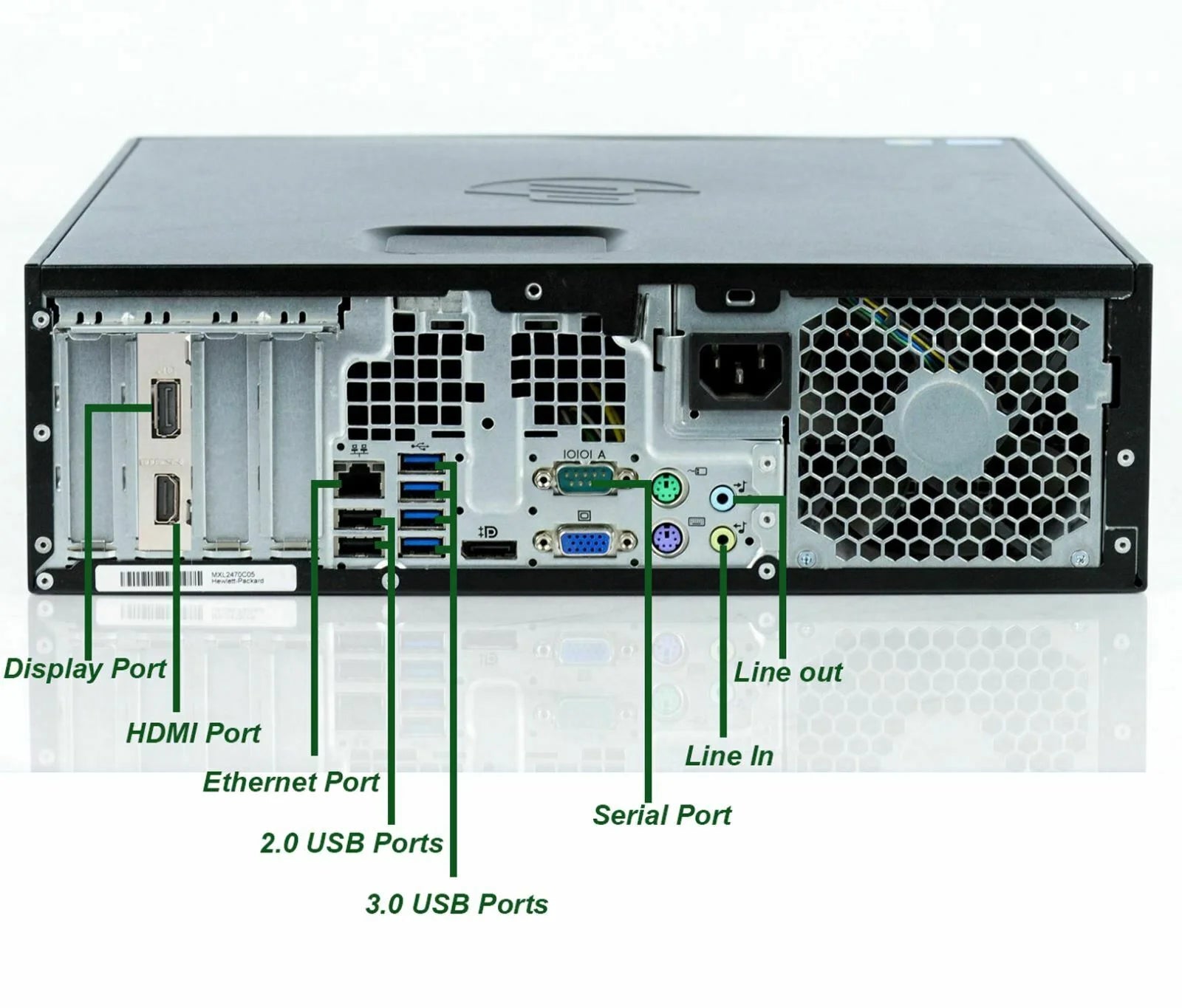 Restored Desktop PC Intel Core i5 16GB Ram 500GB Hard Drive 240GB SSD NVIDIA GeForce GT 1030 DDR5 24 inch LCD WiFi Windows 10 I352434