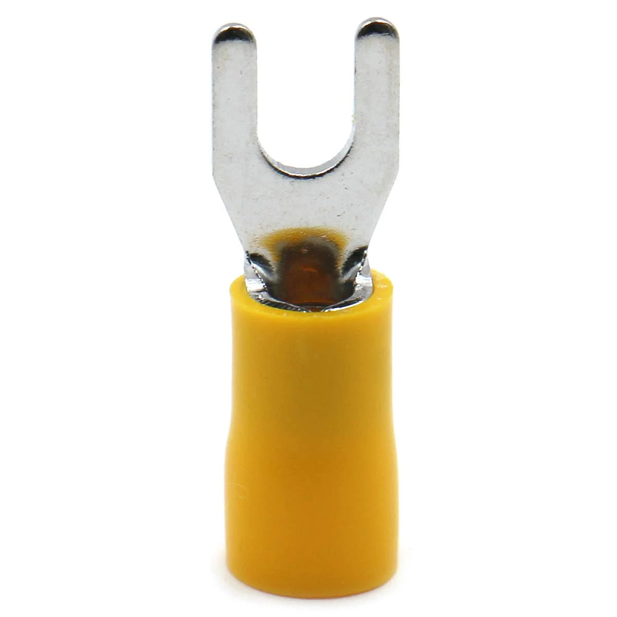 Insulated Fork Spade Wire Connector Electrical Crimp Terminal SV5.5-4 12-10 AWG Pack of 100 T771