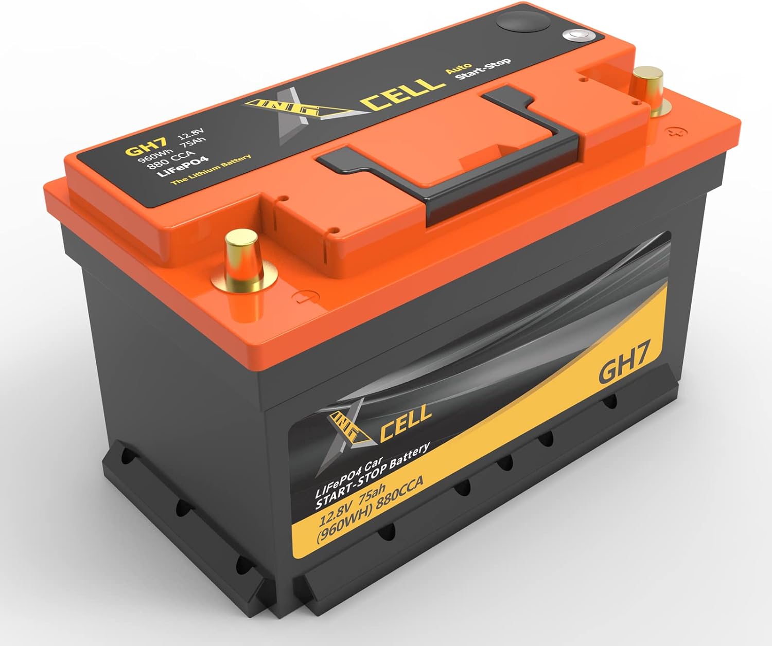 12V 60AH 768WH 790CCA LIFEPO4 Battery Y9674