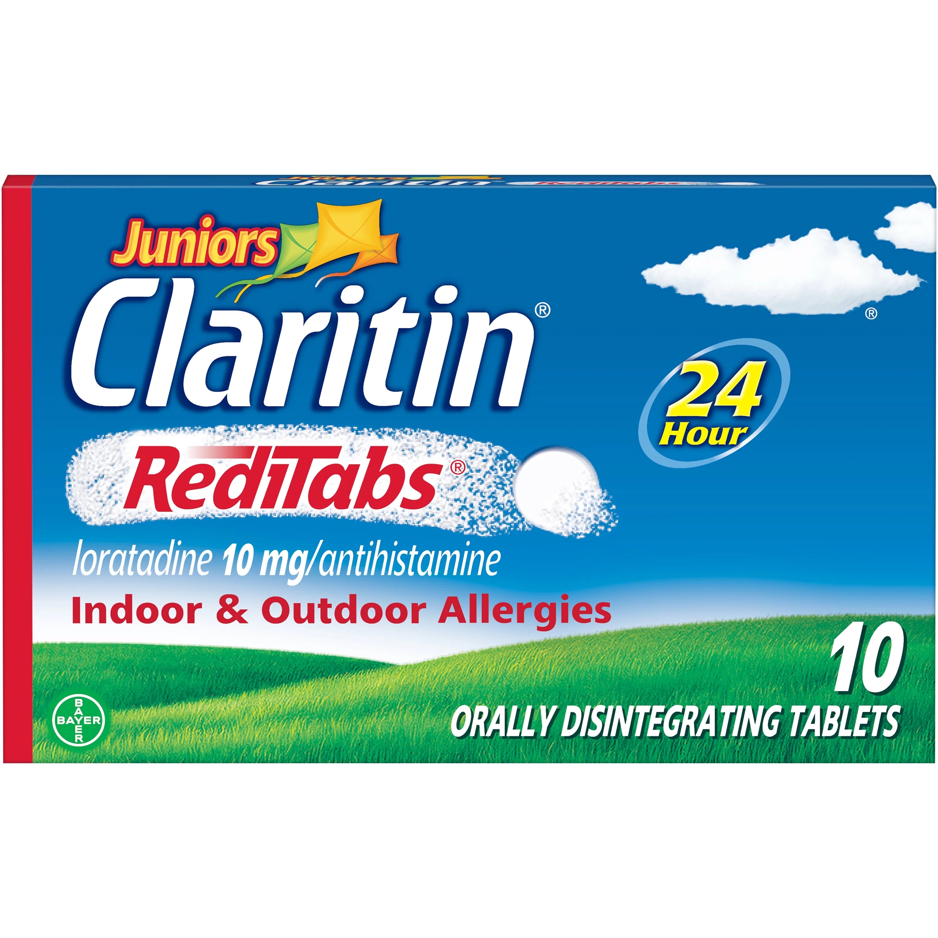 10 Ct 10 mg Non-Drowsy Allergy Medicine A4178