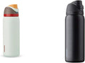 32 Oz Insulated Stainless Steel Water Bottles with Straw, Set of 2 Q331
