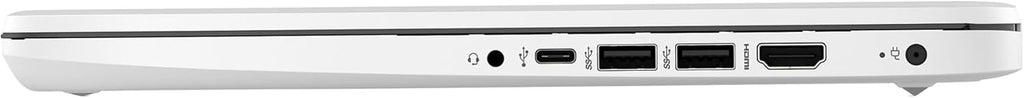 14-inch HD Laptop Computer Intel Dual Core 2.8GHz 8GB RAM 128GB 64GB SSD 64GB Card Webcam Bluetooth HDMI USB-C Wi-Fi Windows 11 S White D131