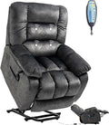 Oversized Dual Motor Lift Recliner with Heat and Massage H899