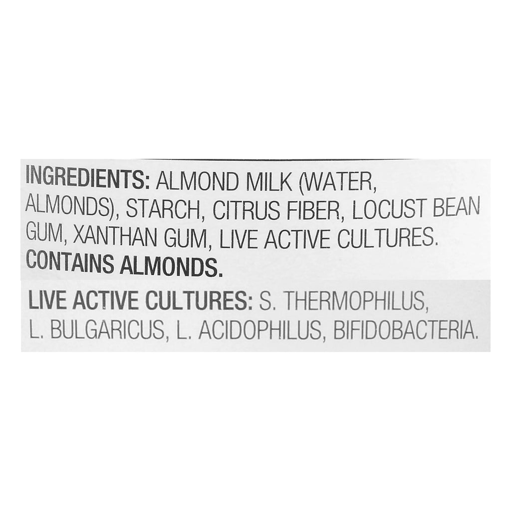 Plain Unsweetened Almond Milk Yogurt, 16 Ounce, 6 per case P487704