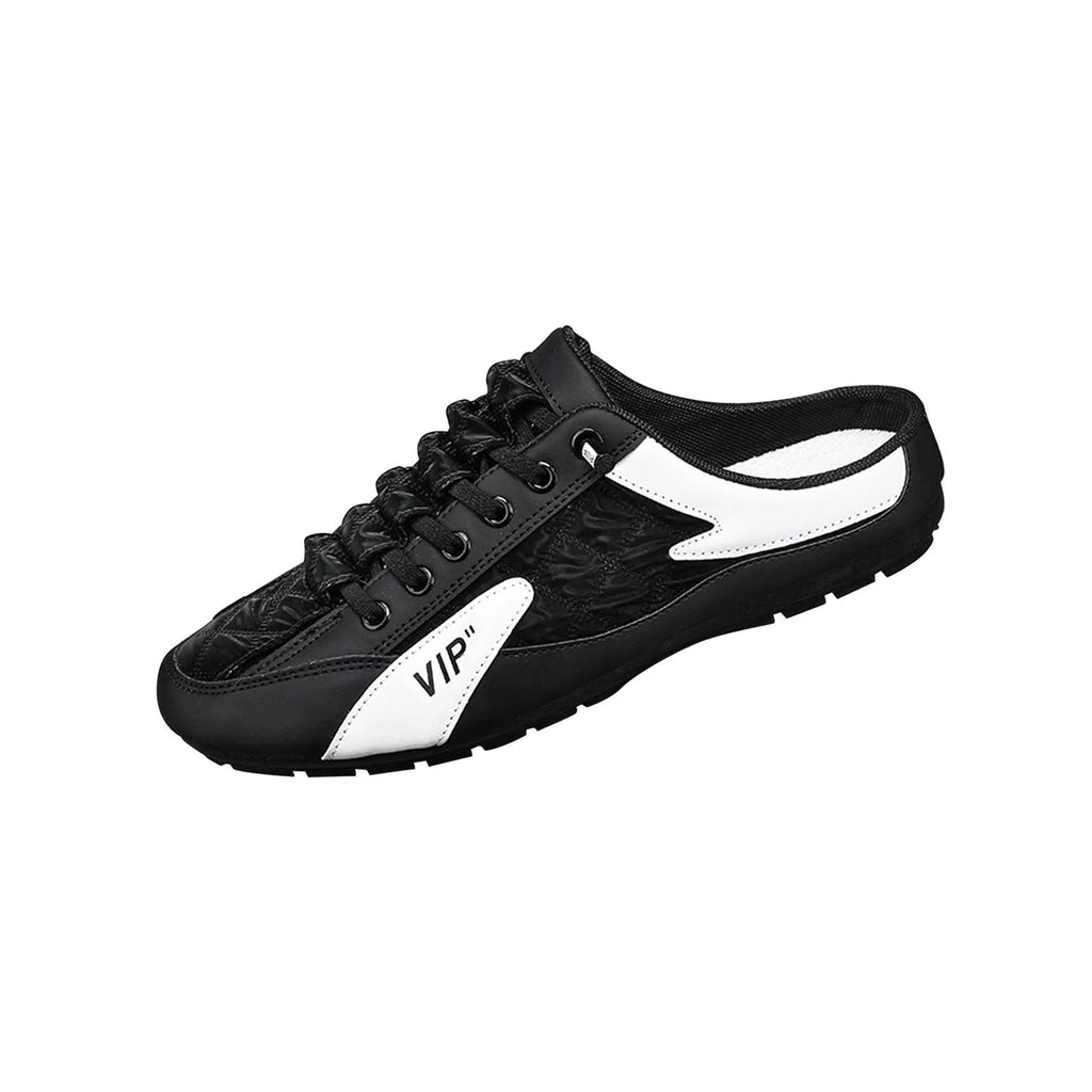 Men Slip on Mule Sneakers Lightweight Backless Casual Sports Shoes Loafers P24336