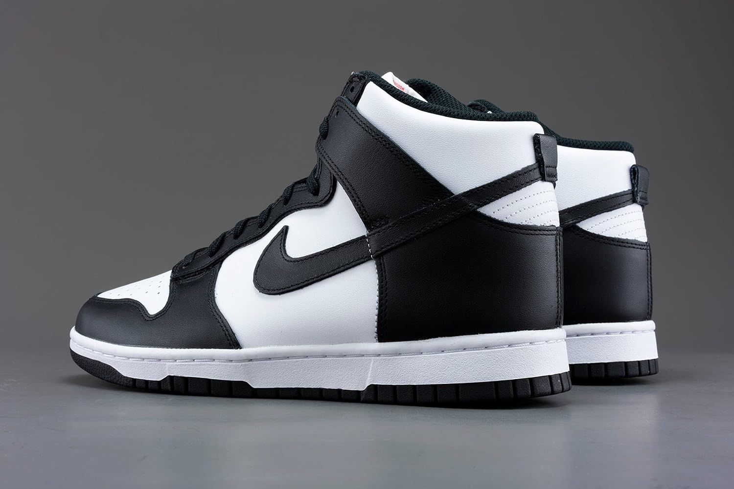 Black/White High Top Shoes S842
