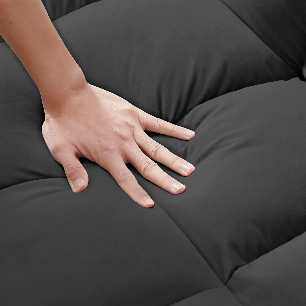 Modern Velvet Convertible Sofa Bed U9019