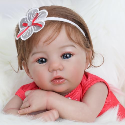 18 Inch Lifelike Reborn Baby Doll with Soft Weighted Body G75527