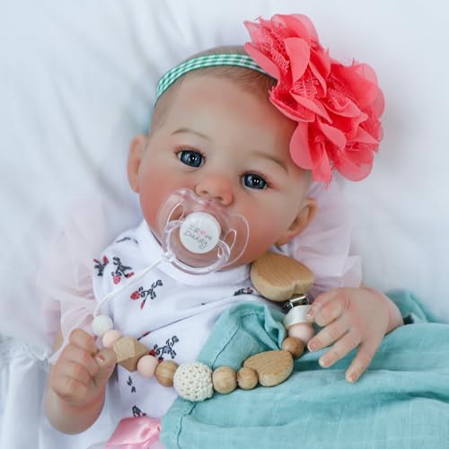 18 Inch Lifelike Reborn Baby Doll with Soft Weighted Body G75527