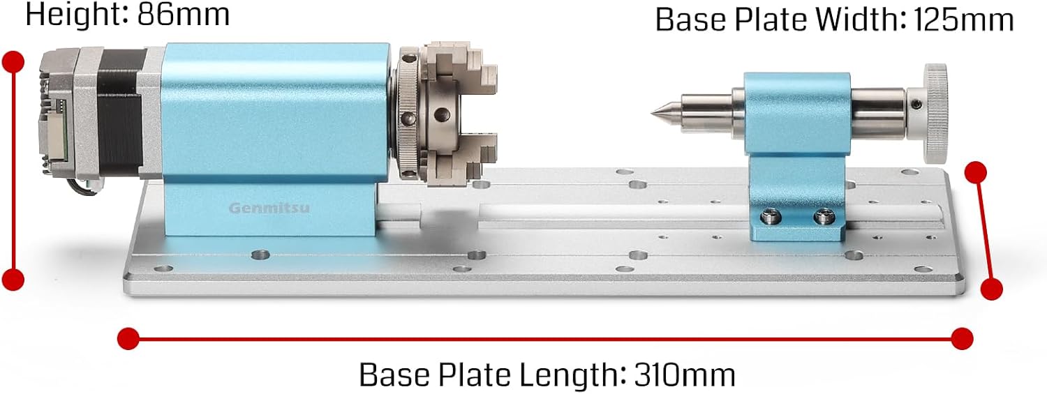 CNC Router Machine with 4th Axis Rotary Module Kit D177