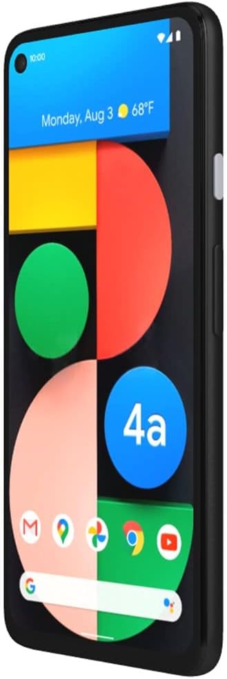 Pixel 4a with 5G 128GB 6GB 6.2" OLED 4K Dual Camera Unlocked Just Black V65333