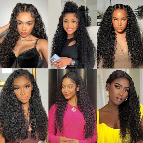 28 Inch Deep Wave Lace Front Human Hair Wig V24210