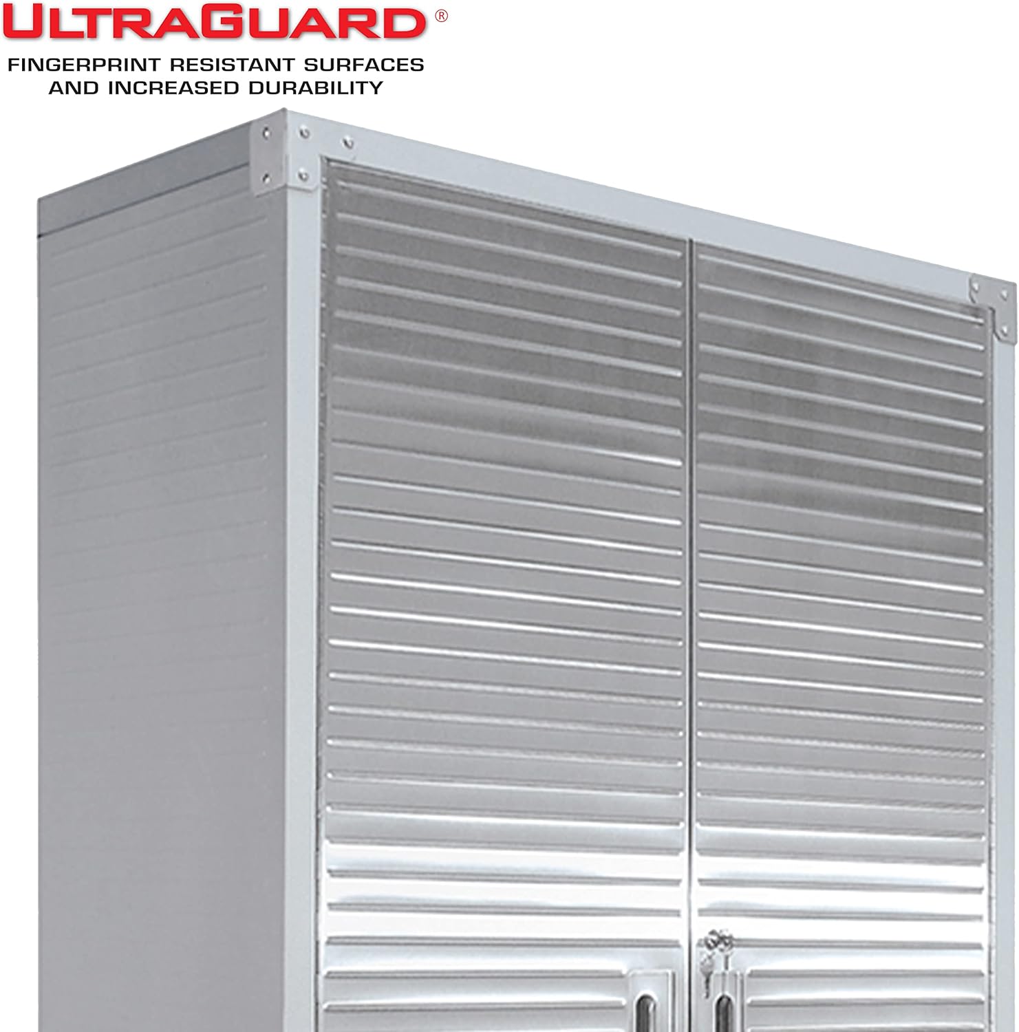 Full Door Rolling Storage Cabinet, 36" W x 18" D x 72" H, Granite W899