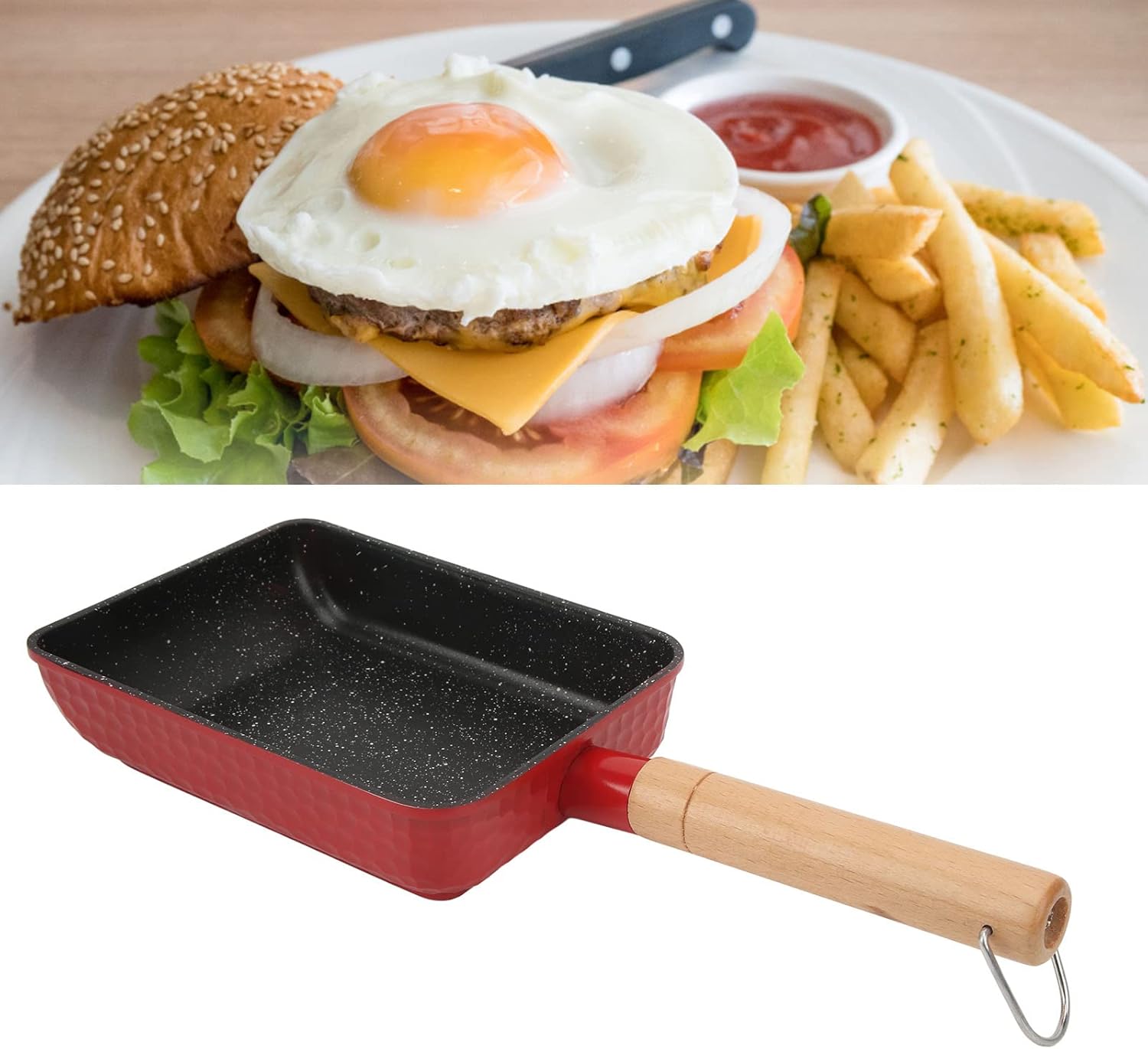 Red Non Stick Mini Frying Pan A312999