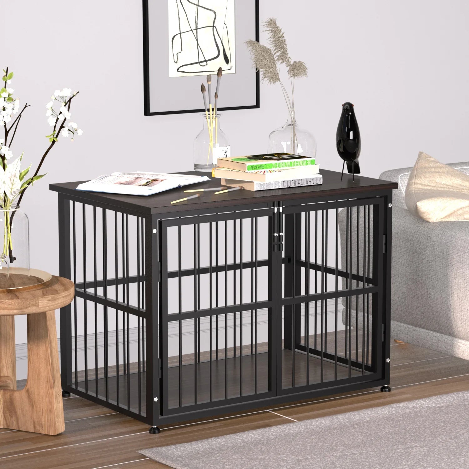 48Inch Heavy Duty Wooden Dog Crate G63036