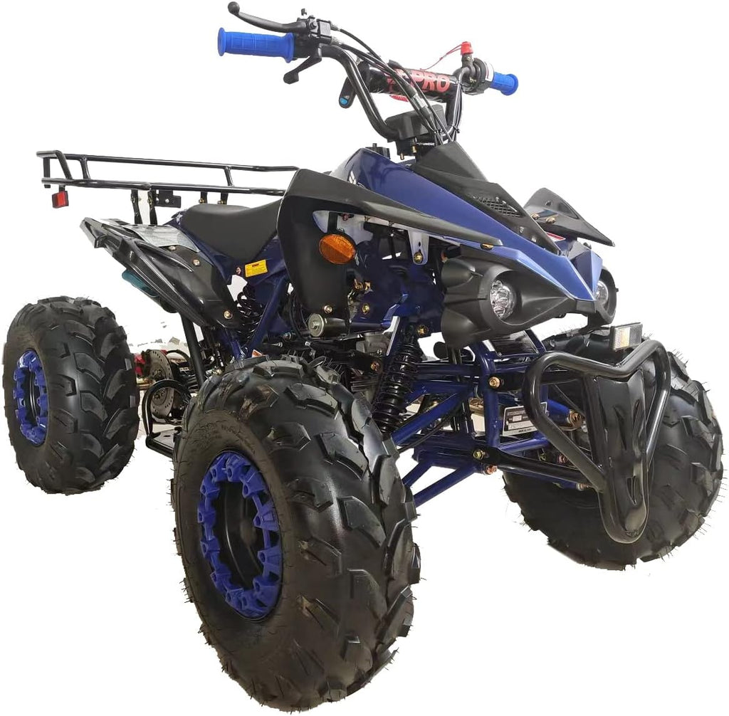 Blue 125cc ATV Automatic Transmission with LED Headlight J970132
