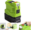 Power Inverter 150W Portable Charger DC 18V to AC 110 with AC/USB Port Y7386