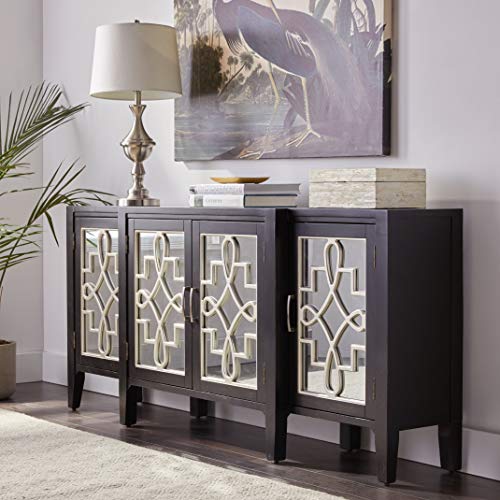 Antique Black Console Table Y389068
