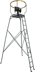 16 Foot Single Seater Foldable Outdoor Hunting Tripod Stand with 2 Detachable Gear Bags H74113