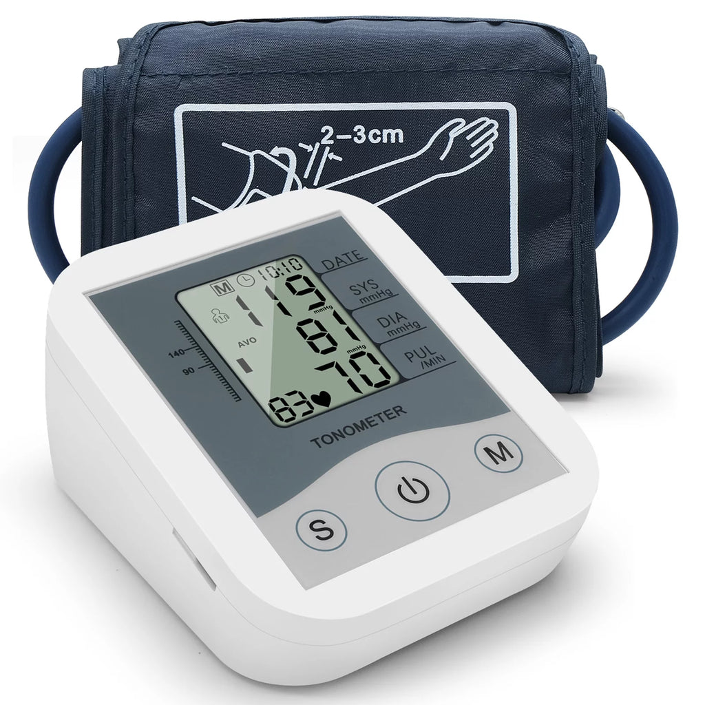 Arm Sphygmomanometer LCD Digital Display Pulse Scanning Oscillometry Y242