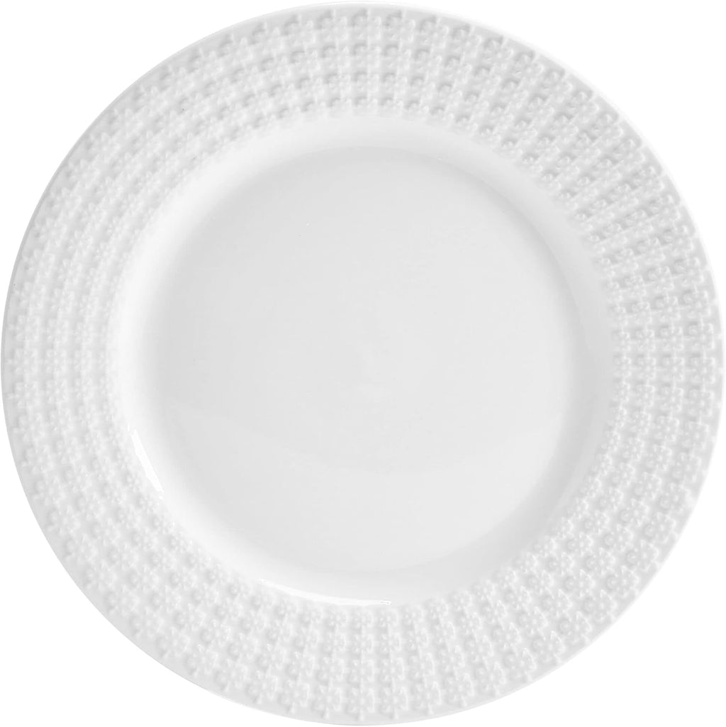 12 Piece White Dinnerware Set U964