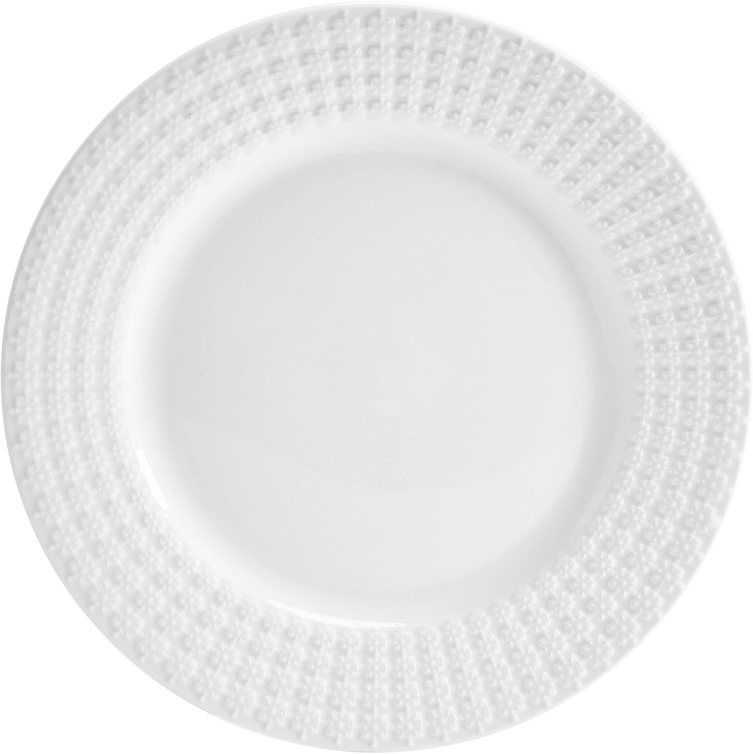 12 Piece White Dinnerware Set U964