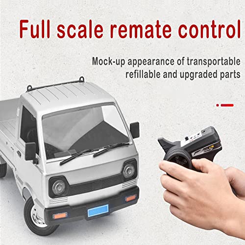 RC Car 1/10 2.4Ghz Off Road Drift Pickup Truck Crawler with Brushed Motor LED Headlights RTR M72611