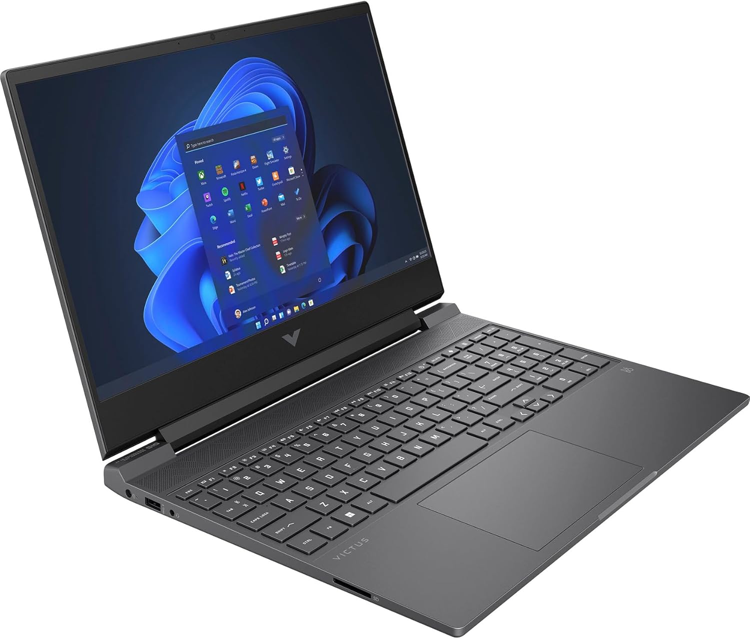 15.6" 144Hz FHD Gaming Laptop, Hexa-Core AMD Ryzen 5 7535HS, 16GB DDR5 RAM, 512GB PCIe SSD, GeForce RTX 2050, Windows 11 Pro W836808