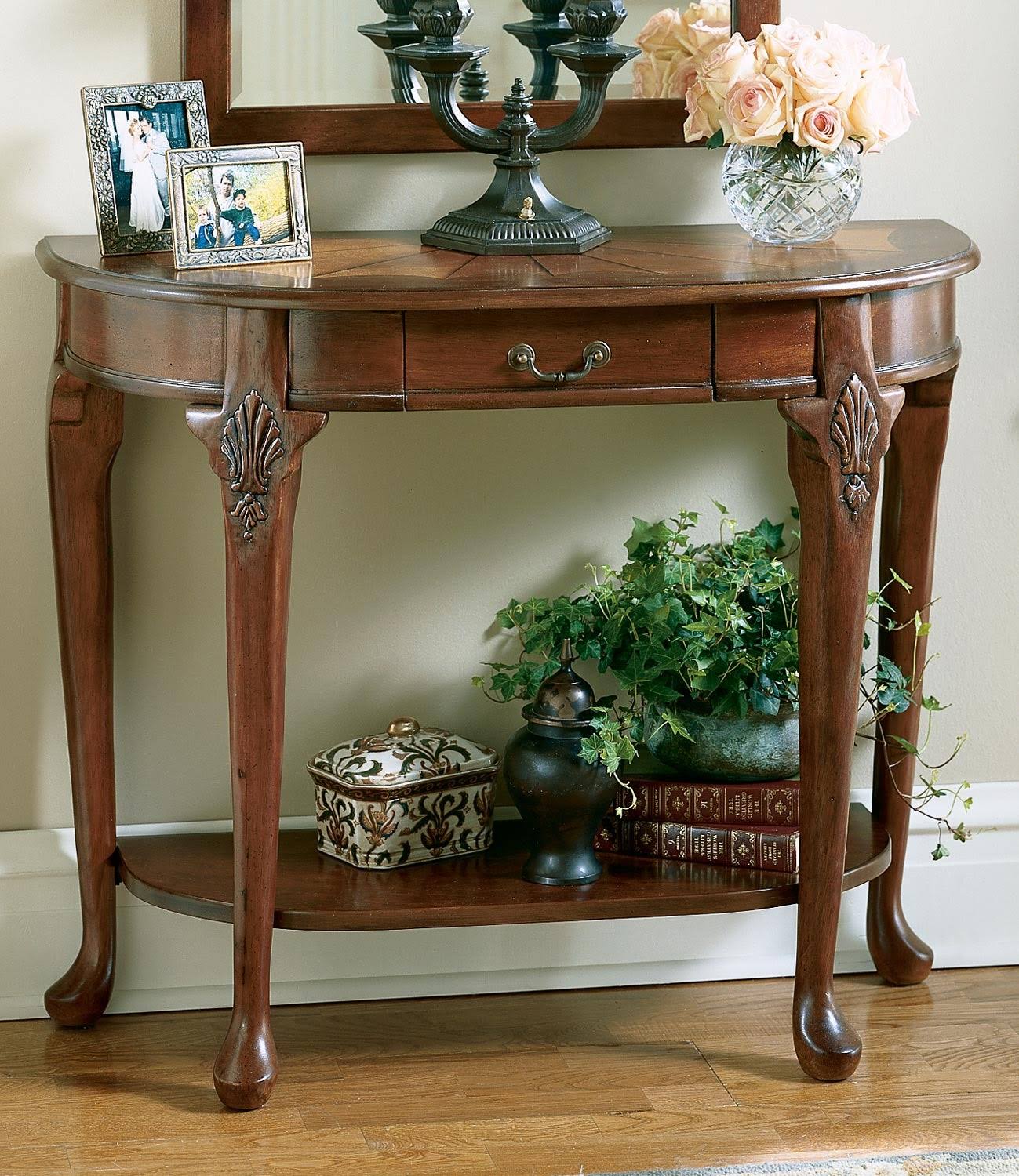 Dark Brown Console Table I4282