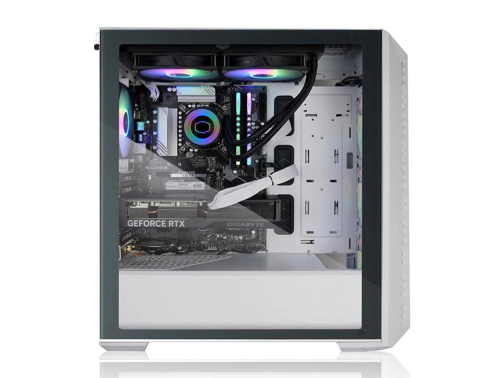 AMD Ryzen 7 7800X3D 8-Core RTX 4070 12GB 32GB 6000MHz DDR5 1TB NVME M.2 SSD 240mm AIO Liquid Cooler Windows 11 Gaming PC J1260