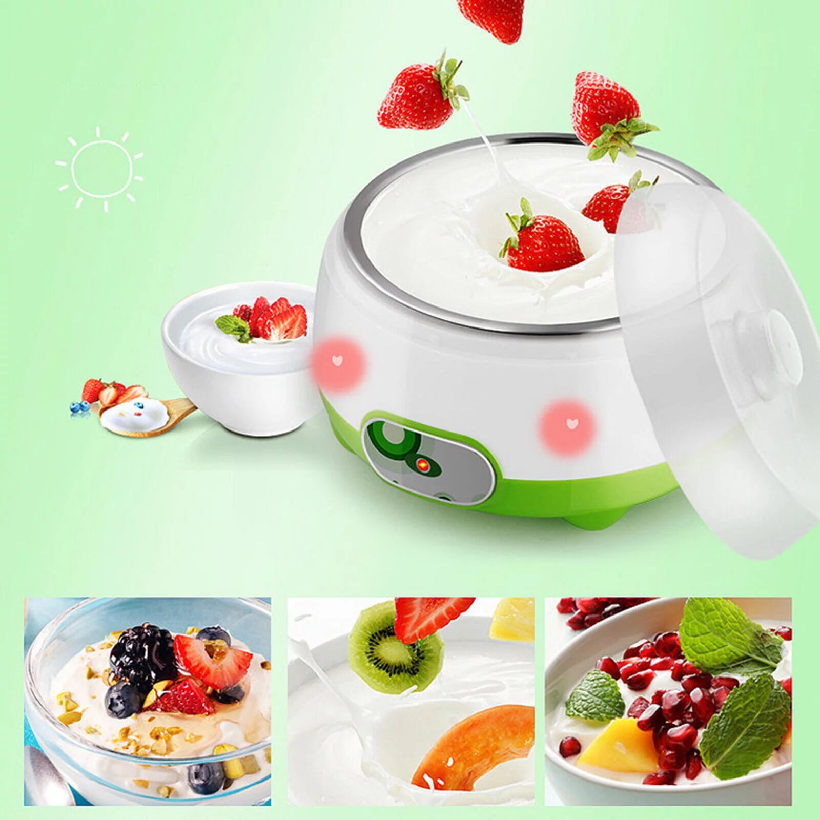 Automatic Yogurt Maker Machine Stainless Steel Inner Pot K588