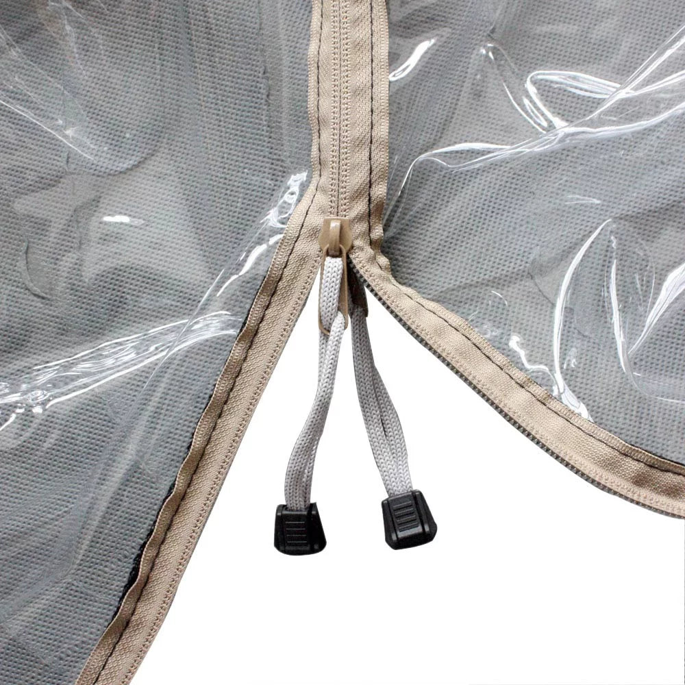 4-Person Golf Cart Cover Storage Driving Enclosure F67812