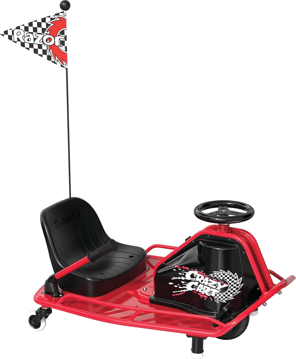 24V Electric Drifting Go Kart, Black/Red B441