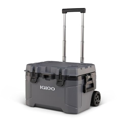 52 Qt Wheeled Insulated Hard Shell Cooler U7895