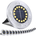 16 Pack Warm Light Solar Ground Lights I2649
