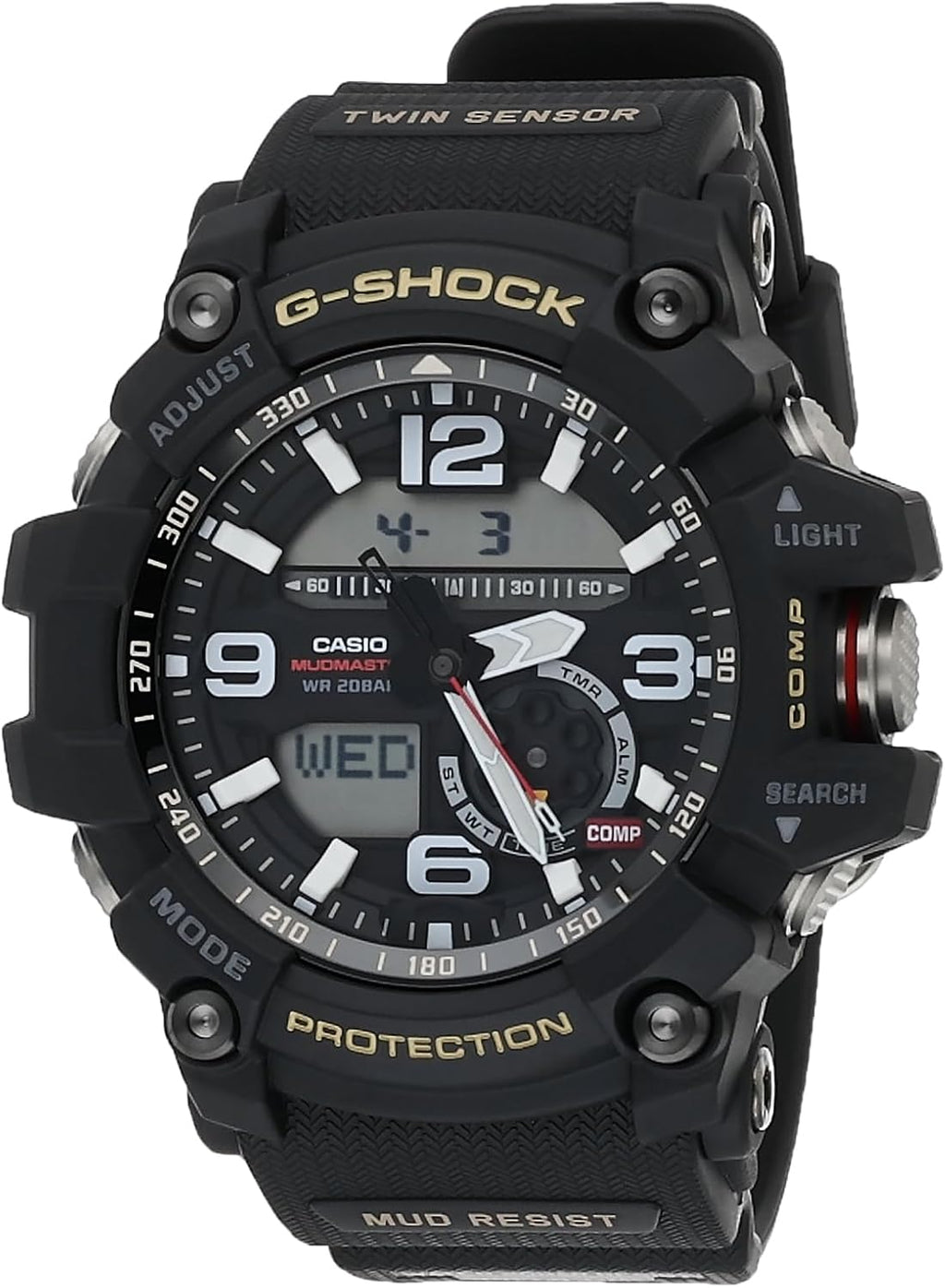 Black Twin Sensor Sports Watch P618