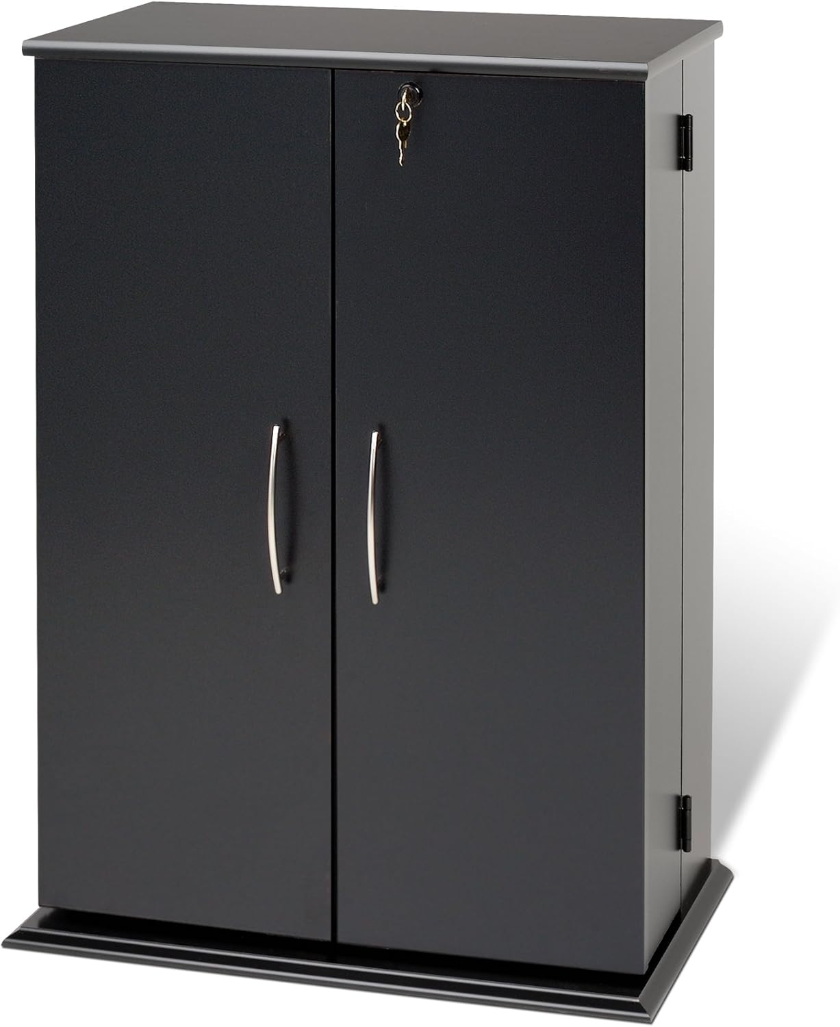 Black Locking Media Storage Cabinet T348