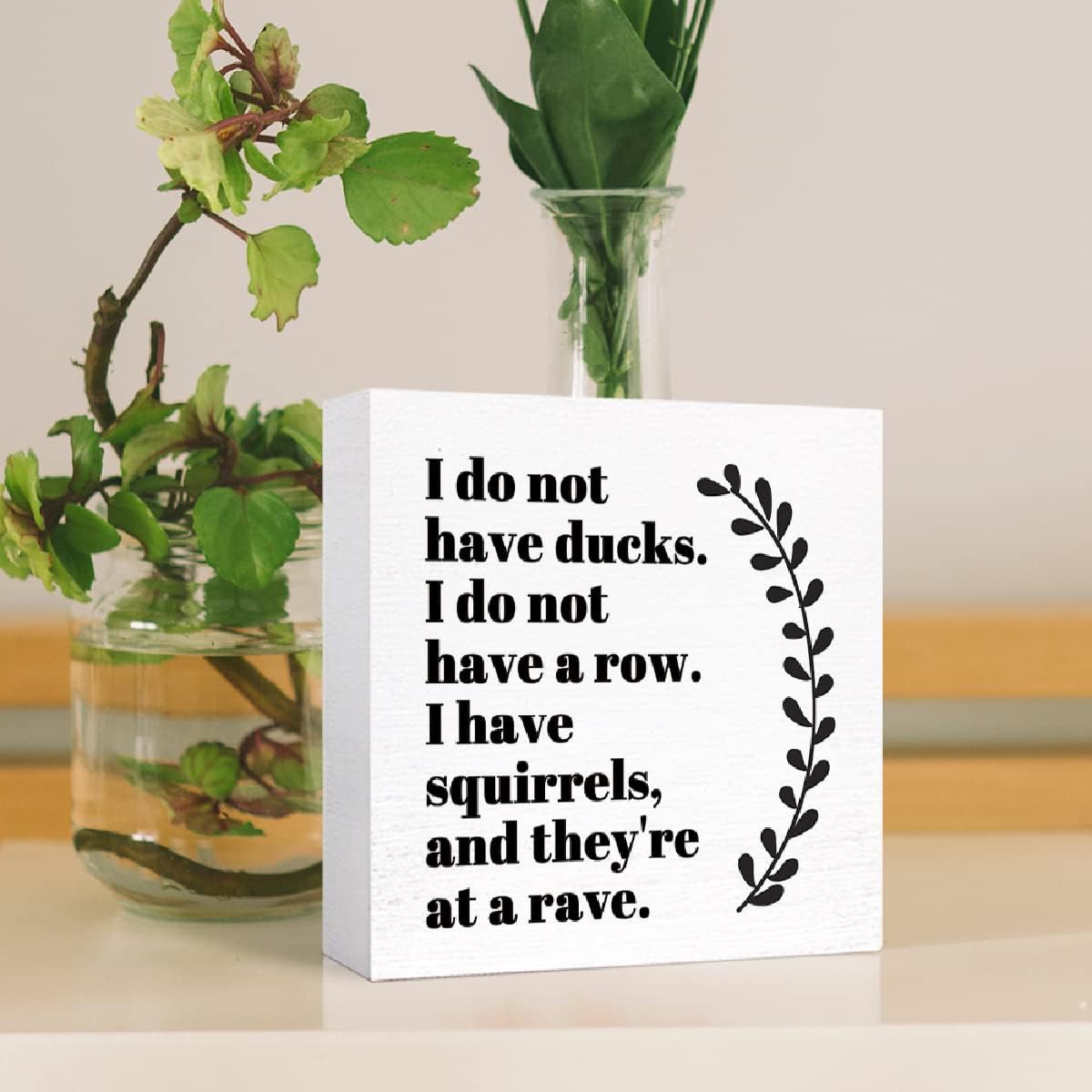 Wood Box Sign L514