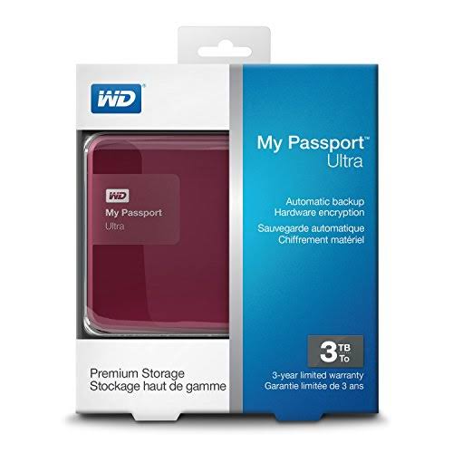 3TB USB 3.0 Portable External Hard Drive L12011