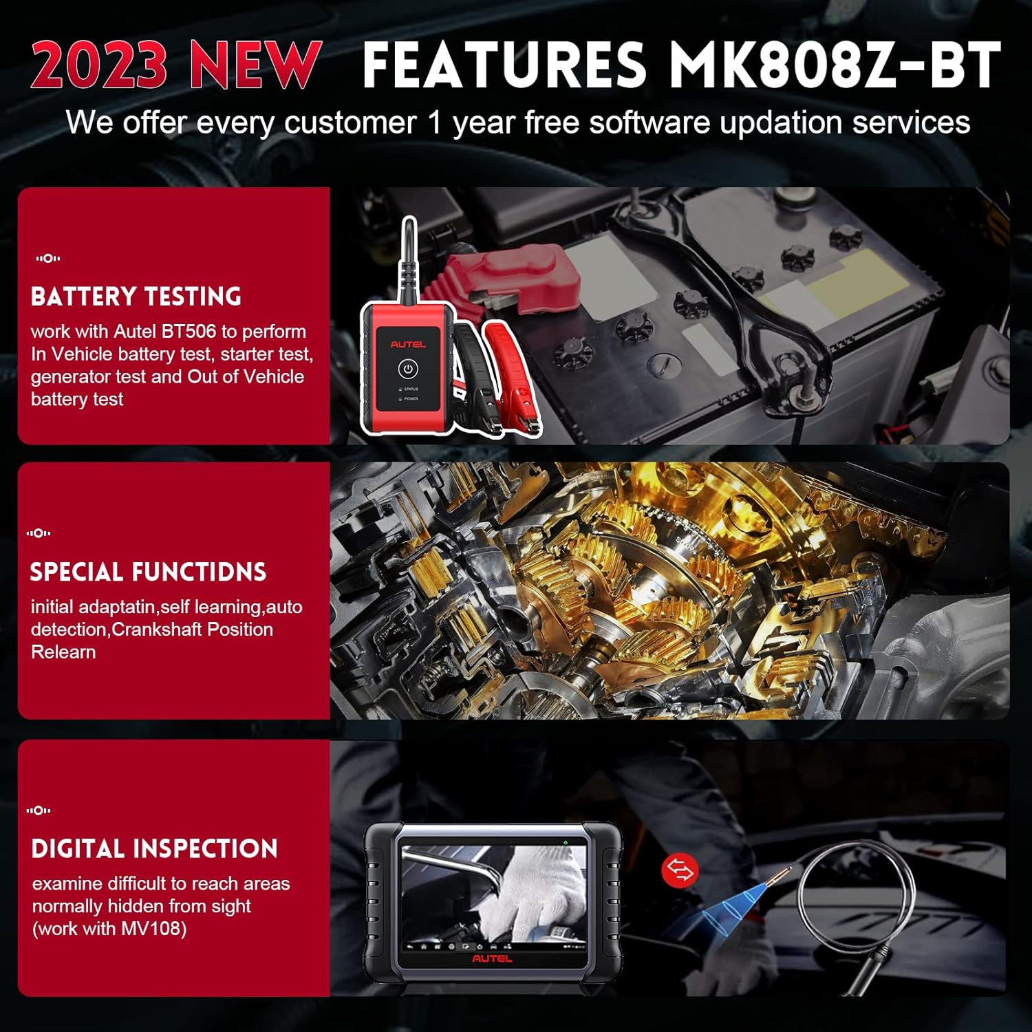 Bidirectional Scan Tool with 28+ Services J2469