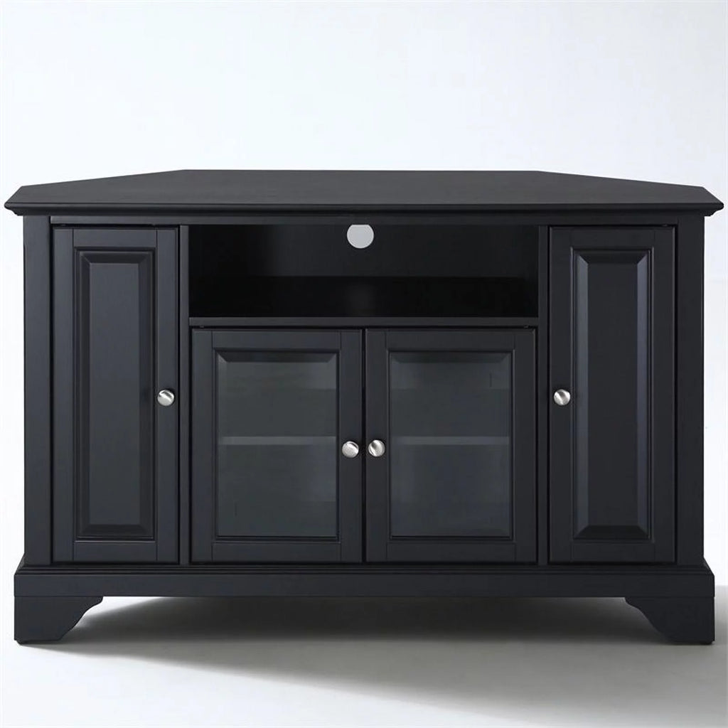 Black Corner TV Stand W5177