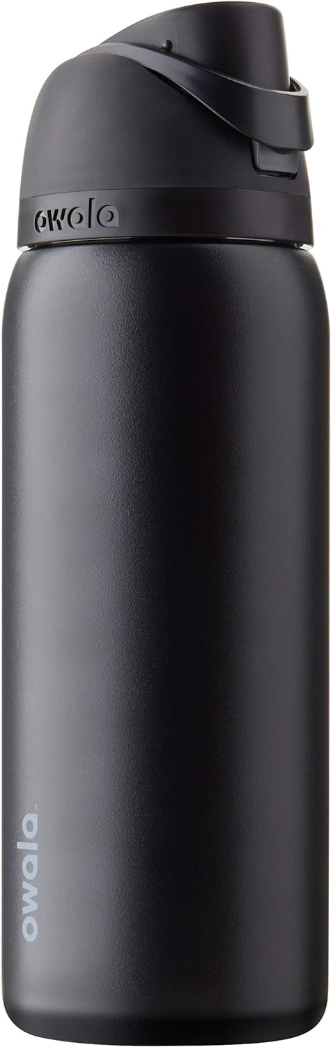 32 Oz Insulated Stainless Steel Water Bottles with Straw, Set of 2 Q331