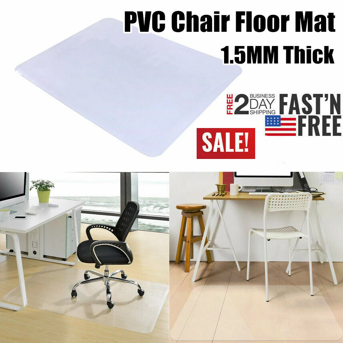 48" x 36" Office Chair Mat K9332