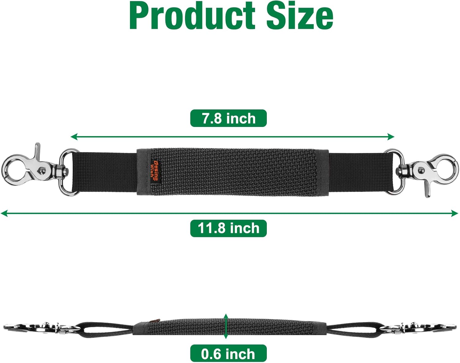 Black Removable Speaker Handle Strap T69168
