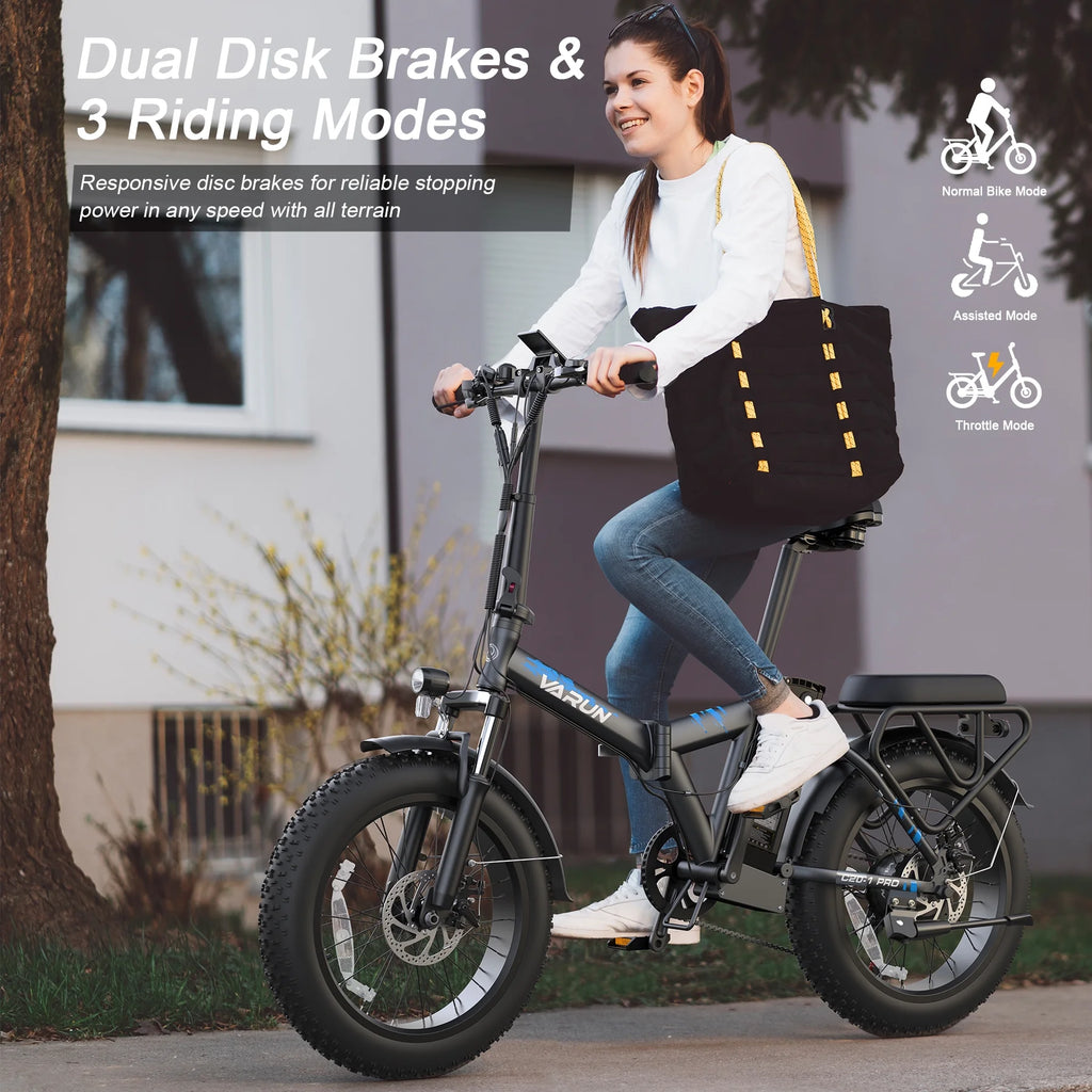 Folding Electric Bike with 48V 13Ah Battery J925815