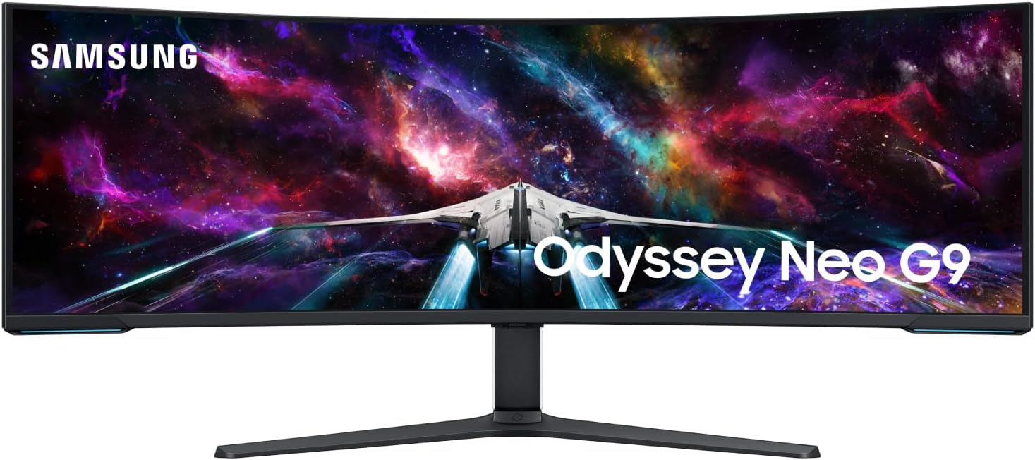 57" Dual 4K UHD 1000R Curved Gaming Monitor, 240Hz, 1ms, Quantum Mini-LED, DisplayHDR 1000 W347