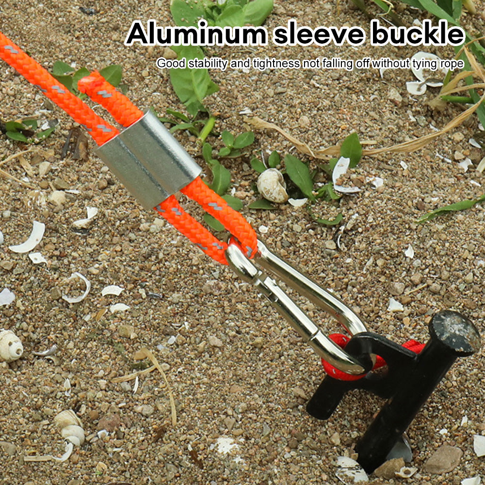 Camping Rope with Ratchet Pulley Guy Lines Q22916