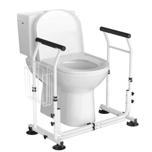 Toilet Safety Frame with Arms, Adjustable Width and Height Y851
